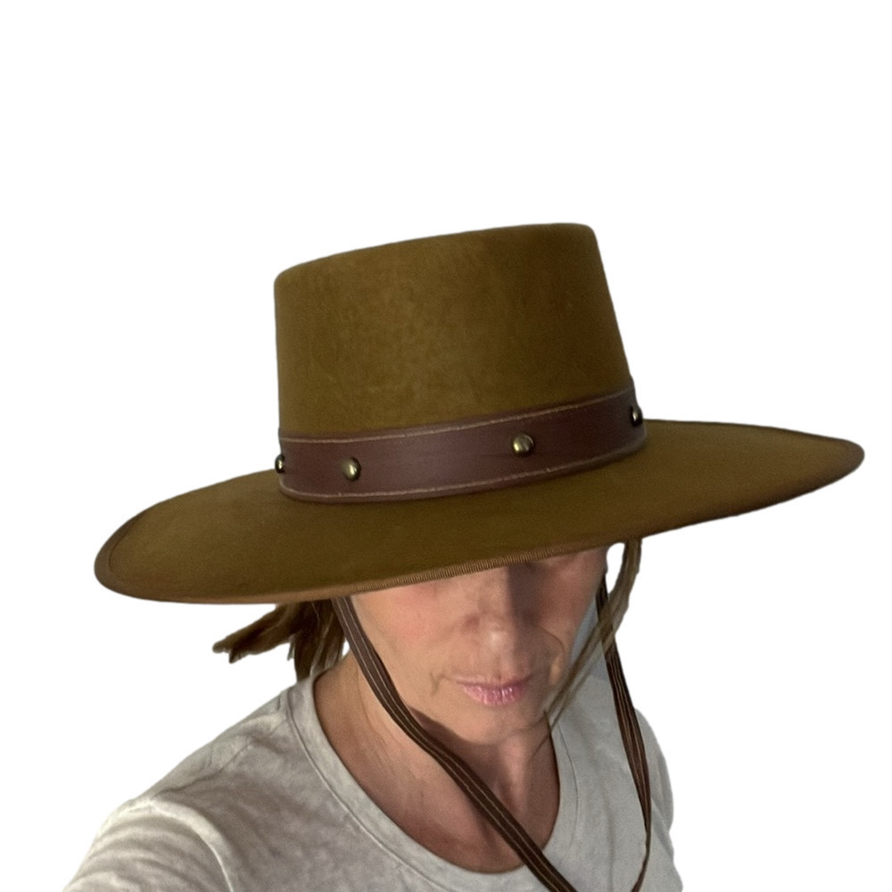 Fieltro Camel Wool Hat size 7 ½